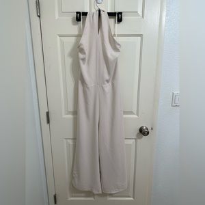 Cream jump suit